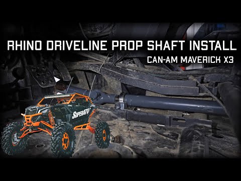 SuperATV Prop Shaft Installation on Can-Am Maverick X3 | How To