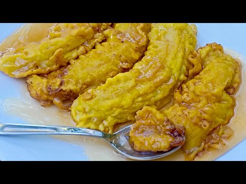 Banana Fritters Desert recipes How to make Banana Fritters sinhala recipes chef sena easy Tips