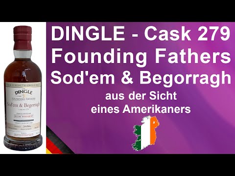 Dingle Founding Fathers Sod'em & Begorragh - Cask 279 Sherry Cask Irish Whiskey - WhiskyJason