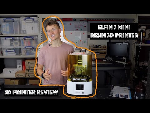 #REVIEW - Nova3D Elfin 3 Mini Resin 3D Printer - The good, the bad and the * good looking *!