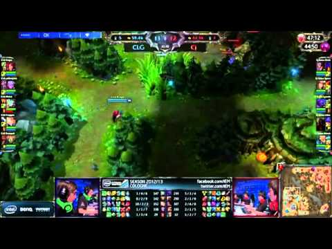 CLG eu vs CJ Entus IEM Cologne League of Legends 2012   YouTube