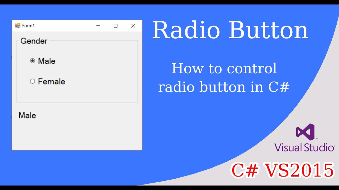 How to use Html radio button in ASP net c? More REF