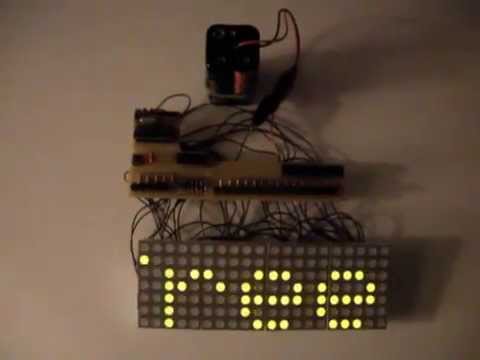 Matrice LED 5x7 Scritta Scorrevole