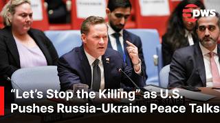 MUST WATCH: U.S. Amb. Mike Waltz Calls for Ukraine Peace, Warns Against Wider War at UNSC | AC1E