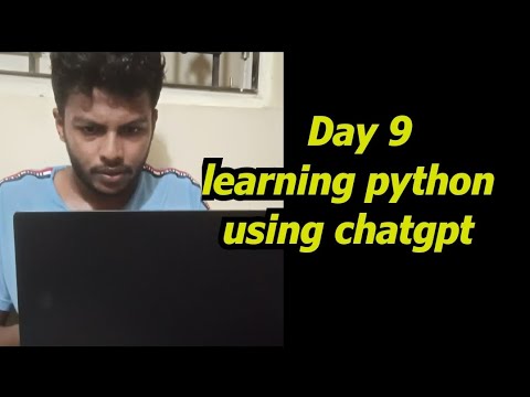 Day 9 Python Learning 2hr Using Chatgpt Learning Python Bharathithasan Devops
