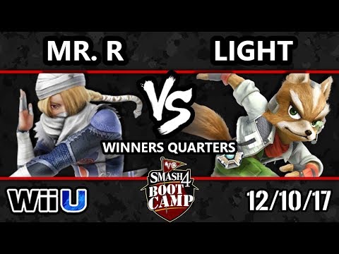S4BC Smash 4 - Light (Fox) vs BC | Mr. R (Sheik) - WiiU WQF
