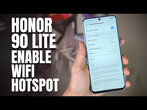How To Set Up Portable Wifi Hotspot Honor 90 Lite