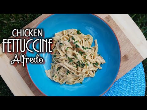 Chicken Fettuccine Alfredo | Homemade Alfredo Sauce - What's For Din'? - Courtney Budzyn - Recipe 49