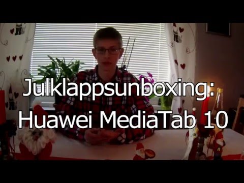 Julklappsunboxing: Huawei Surfplatta