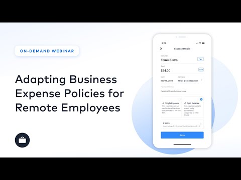 On-Demand Webinar: How to Adapt Business Expense Policies for Remote Employees