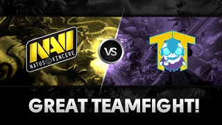 Great teamfight by Na`Vi vs Team Tinker @ StarSeries X Europe