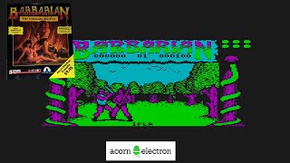 Acorn Electron - Barbarian
