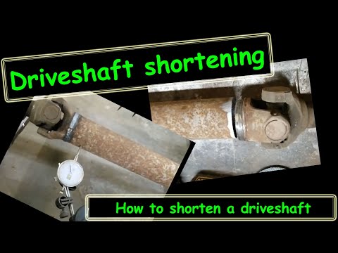 Shortening a driveshaft for the T pickup
