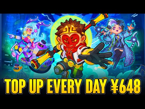 CyberPunk Journey To The West - Top Up Every Day ¥648 , Full ★5 Hero , Ticket Gacha, ETC  |  X7GAME 