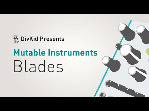 Mutable Instruments BLADES // Eurorack dual/stereo multimode filter, folder & saturator