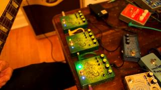 Video thumbnail for loops, drones and noise with 3 Anti-Nautilus (granular glitch machine) by livid snail