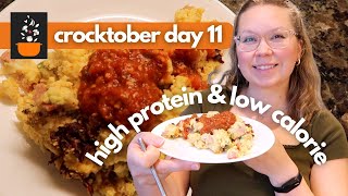 Crocktober Day 11: Hashbrown Casserole | High-Protein, Low-Calorie Slow Cooker Meal
