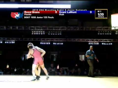 Junior Greco-Roman Finals 125 pounds - Rossi Bruno vs. Grant LaMont