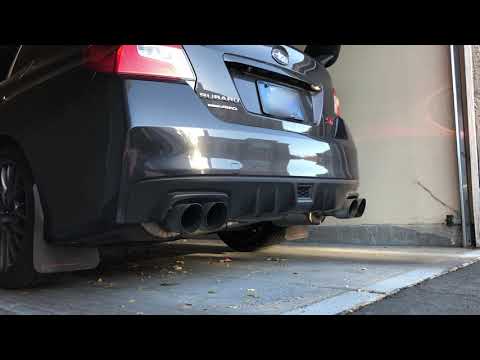 AWE Touring Catback Cold Start 2017 WRX STI
