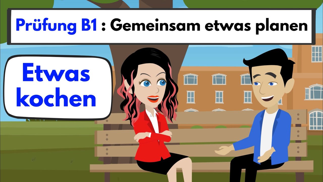 Examination B1 (DTZ) Planning something together | Cooking something for the party 🧑‍🍳