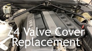 BMW M54 engine Valve Cover Gasket Replacement