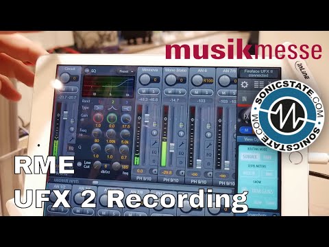 MESSE 2018 RME UFX 2 Mobile Mixing and Recording