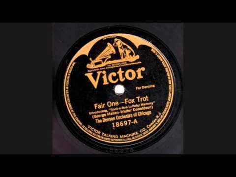 The Benson Orchestra of Chicago - Fair One (1920)