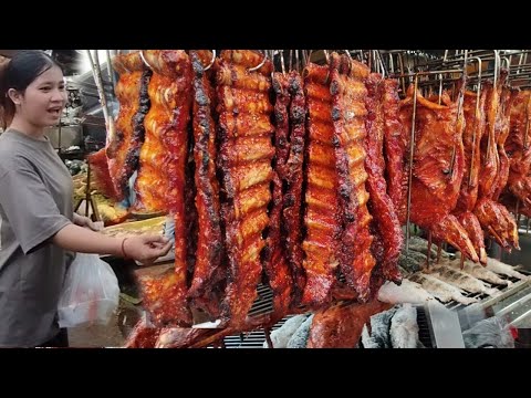 Amazing! Cambodian Street Food Tour @ Olympic & Chhouk Meas Market