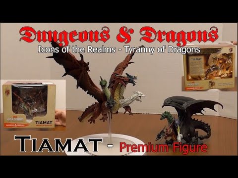 D&D - Tiamat Premium Figure - Tyranny of Dragons - Icons of the Realms - REVIEW