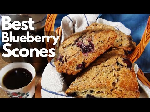 Make Café Style Blueberry Scones at Home ~ Best Recipe!
