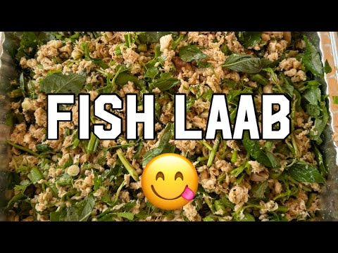 FISH (Tilapia) Laab/Larb Recipe