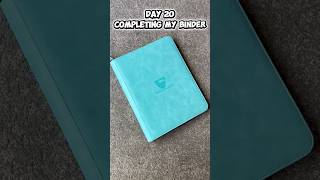 DAY 20/24 🔥The binder is nearly complete ⚡This journey has been awesome 👀