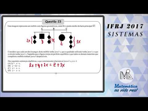 IFRJ - 2017 - QUESTÃO 23 - SISTEMAS