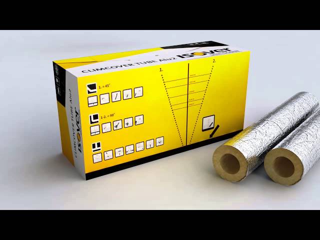 isover Duct insulation tube kad 125x100x1200mm