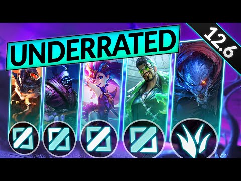 10 SECRETLY OP Champions of ALL ROLES in PATCH 12.6 - LoL Tier List Guide