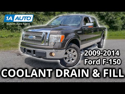 How to Drain & Fill Coolant 2009-2014 Ford F-150