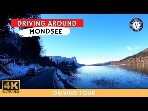 Mondsee Austria 🇦🇹 Relaxing Music Driving Tour 🚘 (4K ULTRA HD)
