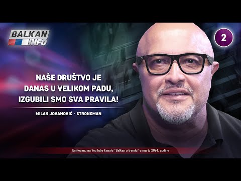 INTERVJU: Milan Jovanović - Društvo je u velikom padu, izgubili smo sva pravila! (25.03.2024)
