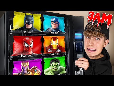 DO NOT OPEN MYSTERY SPIDERMAN BATMAN HULK VENDING MACHINE PACKS at 3AM!!
