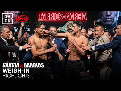 BRAWL! Ryan Garcia Snaps At Mario Barrios During Weigh In | Final Face OFF