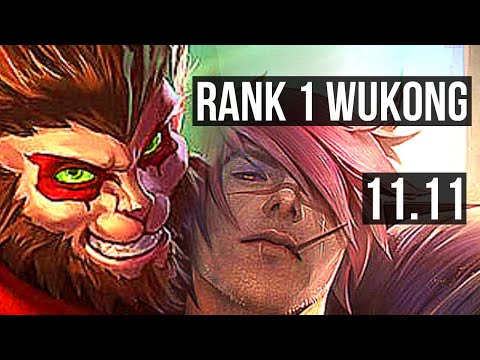 WUKONG vs SETT (TOP) | Rank 1 Wukong, 65% winrate, 6 solo kills, 13/4/10 | TR Challenger | v11.11