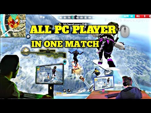 ALL PC PLAYER IN ONE MATCH 🖱️ 😱 🔥 Gone Wrong 👽😱🖥️ FULL PC player Lobby 🔥