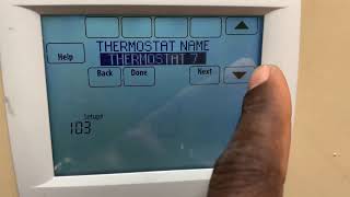 HONEYWELL VISION PRO 8000 SERIES THERMOSTAT PASSWORD WORD AND SETUP MENU ACCESS