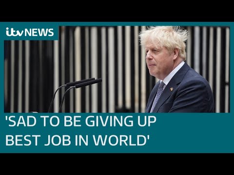 'I'm sad to be giving up': Watch Boris Johnson's resignation speech in full | ITV News