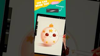 Drawing a Cute Christmas Bauble #artwithflo #procreatetutorial