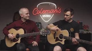 Video thumbnail for LARRIVEE OMV03 VS TAYLOR 414CER by Coleman's Music