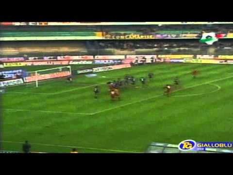 Serie A 2000-2001, day 07 Verona - Roma 1-4 (Oddo, Candela, Totti, 2 Batistuta)