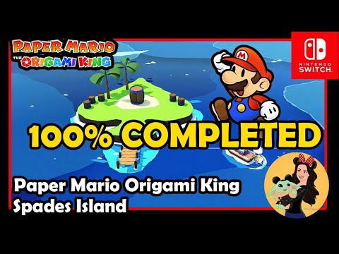 100% SPADES / SPADE ISLAND - PAPER MARIO ORIGAMI KING - NINTENDO SWITCH