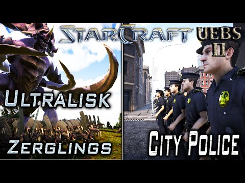 Ultralisk & Zerglings VS Humanity in the City  | Ultimate Epic Battle Simulator 2