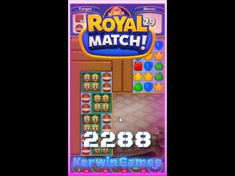Royal Match Level 2288 - No Boosters Gameplay